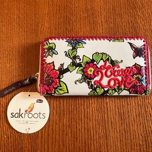 sakroots true love multicolor wallet new with tags